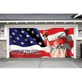 My Door Decor My Door Decor 285905PATR-001 7 x16 ft. US Military Liberty Outdoor Patriotic Door Mural Sign Banner Decor; Multi Color 285905PATR-001